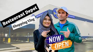 Opening Our New Restaurant  USA 🇺🇸  Restaurant Depot Shopping Vlog [upl. by Baoj]