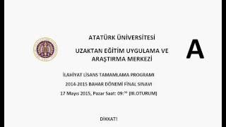 ERZURUM İLİTAM TASAVVUF ÇIKMIŞ SORULAR [upl. by Amathist]