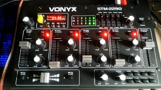 DJмикшер 8канальный VONYX STM 2290MP3USBBT [upl. by Prudi]