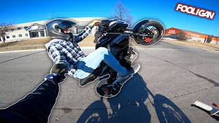 Grom Stunts at the Stunt Lot [upl. by Nesmat]