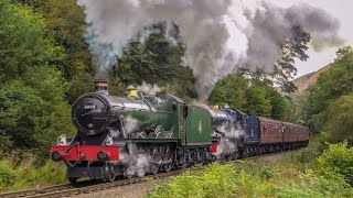 Double Headed Steam Trains  58 Locomotives 42 Combinations [upl. by Nedah]