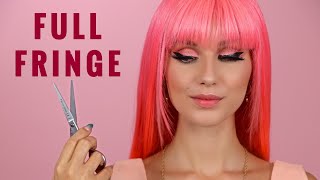 Cutting a Full FringeBangs [upl. by Tildi]