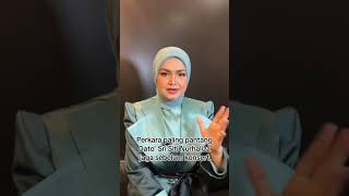 Perkara yang paling Pantang Dato Sri Siti Nurhaliza jaga sebelum konsert [upl. by Ellennahc539]