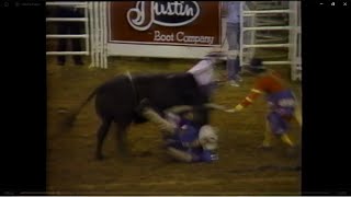 Don Gays Worst Wrecks 1988  Mesquite Rodeo [upl. by Ahseiyk]