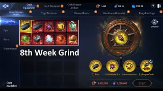 Legendary Weapon matts grind  Mir4  Week 8 [upl. by Amilah]