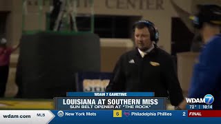 USM staggers to 2313 home loss at hands of Ragin Cajuns [upl. by Cooley828]