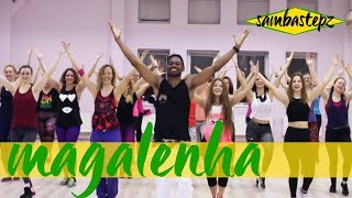 Magalenha Samba Zumba  How to dance Magalenha  Sergio Mendes [upl. by Aibos]