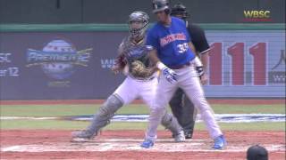 2015 WBSC Premier12 DOMINICAN REP vs VENEZUELA Highlights Game 19 [upl. by Chauncey]