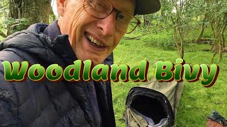 Woodland Bivy Solo Overnighter RAB Ridge Raider Wiltshire Man [upl. by Enyamart]