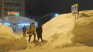 Snowpocalypse in Russias northernmost city of Norilsk  AFP [upl. by Ailuy810]