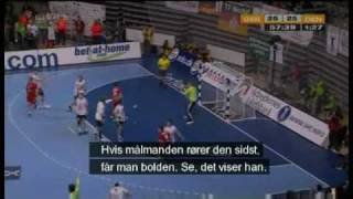 Danmark vs Tyskland  Håndbold EM 2009 [upl. by Yrroc]