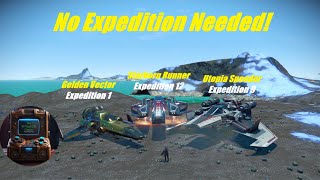 No Expedition How to get the expedition ships in No Mans Sky WITHOUT completing the expeditions [upl. by Etteniotna]