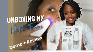 Using At Home Hydra Facial  Unbox  Demo  Review [upl. by Alyacim]