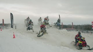 2024 CSRA Snowcross Round 1  Pro amp Sport 600 Highlights  Lindsay Ontario  4K [upl. by Nwahsad]