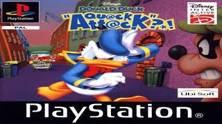 Donald Duck Quack Attack PS1  100 Complete  Walkthrough FULL GAME HD [upl. by Boni313]