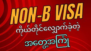 NONB Visa ကိုယ်တိုင်လျှောက်ခဲ့တဲ့ အတွေ့အကြုံနဲ့လိုအပ်တဲ့စာရွက်စာတမ်းတွေ ပြင်ဆင်ရမှာတွေ [upl. by Hagai943]