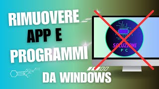 Disinstallare app e programmi su Windows 11 [upl. by Dric]