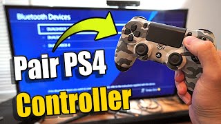 How to PAIR your NEW PS4 Controller to your Playstation 2 Methods [upl. by Eonak]