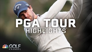 PGA Tour Highlights ATampT Pebble Beach ProAm Round 1  Golf Channel [upl. by Michaeu718]