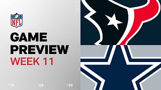 Houston Texans vs Dallas Cowboys  2024 Week 11 Game Preview [upl. by Griselda]