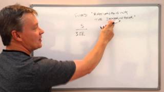 3 Minute Math  Rationalising the Denominator  Surds or Square Roots [upl. by Pedaias941]