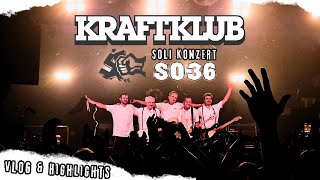 KOMPLETTE ESKALATION bei KRAFTKLUB SOLIKonzert im SO36  VLog amp Highlights [upl. by Dud]