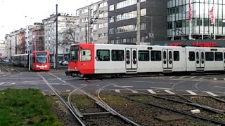 Cologne Stadtbahn KVB Straßenbahn [upl. by Llewxam]