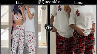 LISA OR LENA 💕 FASHION OUTFITS amp CUTE ACCESSORIES COUPLES ❤️👑 [upl. by Osborne]