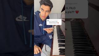 Bella fatta al piano che dite Prossima👀💎🎶 alfailfilorossopianopianofortesanremopianista [upl. by Ninos]