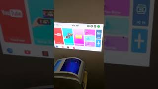 how X2 mini projector wireless connect with iphone android phone [upl. by Nort290]