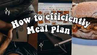 How I plan my MEALS FOR THE WEEK  Plant based meal planning  weekly meal planner [upl. by Milicent]