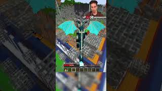 WARDEN DRAGON vs Security House in Minecraft [upl. by Anilatac]