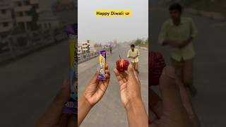 Happy Diwali 🪔 diwali crackers chocolate shortvideo [upl. by Nylakcaj536]