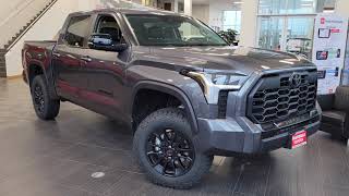 2024 Toyota Tundra Limited w Lift Kit in Magnetic Grey Metallic [upl. by Ellerehs464]