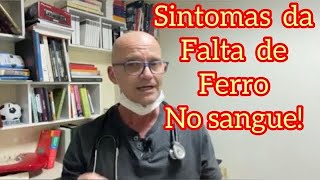 Sintomas da falta de ferro no sangue [upl. by Nyrehtac]