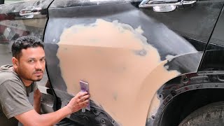 car painting porcess full Denting and painting porcess on YouTube channel sabcebers [upl. by Tolley]