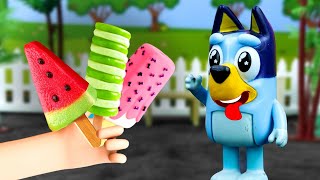 Ice Cream Song  Bluey Kids Songs amp Nursery Rhymes  Pretend Play Bluey Toys [upl. by Ayekin]