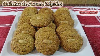 GALLETAS DE AVENA Rápidas fáciles de hacer y deliciosas [upl. by Divadleahcim]