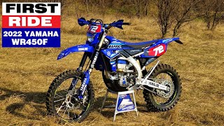 2022 YAMAHA WR450F  FIRST RIDE [upl. by Kingston]