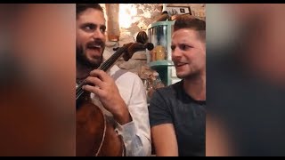 Stjepan Hauser amp Tedi Grubica singing Croatian songs [upl. by Melinde]