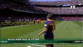 FC Barcelona  Presentación David Villa 7 [upl. by Veradia]