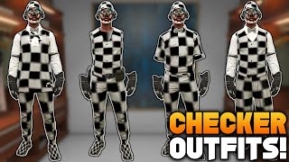 GTA 5 ONLINE HOW TO GET MULTIPLE CHECKERBOARD MODDED OUTFITS ALL AT ONCE Clothing Glitches 151 [upl. by Nylirem]