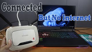 How to Fix Ethernet Connected But No Internet Access Window 11 [upl. by Nobel]