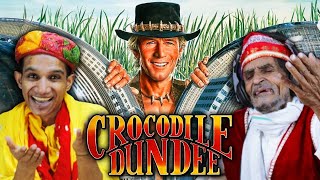 Small Town Shocked Villagers React to Crocodile Dundee 1986 for the FIRST Time React 20 [upl. by Hennahane]