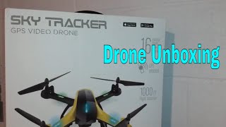 Unboxing  Sky Tracker GPS Video Drone [upl. by Ggerc]