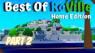 🏡 Mountain Side Mega Mansion Part 2  Best Of RoVille  Home Edition With House Code  Tours [upl. by Melli]