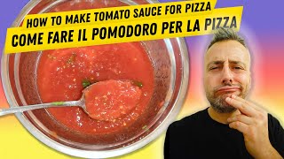 Ricetta del pomodoro per la pizza  i segreti della passata di pomodoro fatta in casa [upl. by Chew]