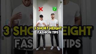 🔥3 Short Height Men Fashion Tips  shorts height mensfashion [upl. by Refotsirc344]