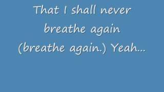 Toni Braxton  Breathe Again Lyrics [upl. by Ettenal]