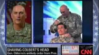 Gen Odierno Stephen Colbert Needs Another Haircut [upl. by Quarta]